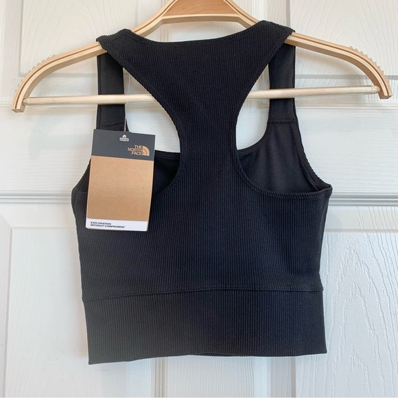 THE NORTH FACE Black Cropped Ruby Hill Active Tank Top - Picture 3 of 4